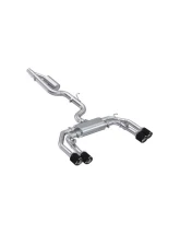 MBRP Exhaust MBRP 3in. Cat-Back, 2.5in. Quad Split Rear Exit, T304, CF Tips, Active. Audi S3, 2.0L 2022-2024                                     - S46193CF - Image 9