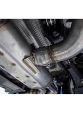 MBRP Exhaust MBRP 3in. Cat-Back, 2.5in. Quad Split Rear Exit, T304, CF Tips, Active. Audi S3, 2.0L 2022-2024                                     - S46193CF - Image 5