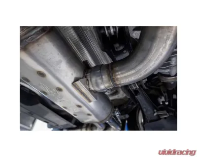 MBRP Exhaust MBRP 3in. Cat-Back, 2.5in. Quad Split Rear Exit, T304, CF Tips, Active. Audi S3, 2.0L 2022-2024 - S46193CF