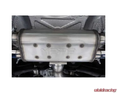 MBRP Exhaust MBRP 3in. Cat-Back, 2.5in. Quad Split Rear Exit, T304, CF Tips, Active. Audi S3, 2.0L 2022-2024 - S46193CF