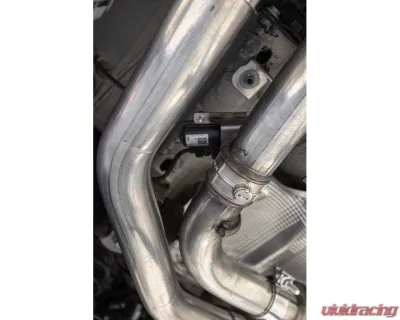 MBRP Exhaust MBRP 3in. Cat-Back, 2.5in. Quad Split Rear Exit, T304, CF Tips, Active. Audi S3, 2.0L 2022-2024 - S46193CF