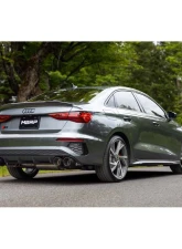 MBRP Exhaust MBRP 3in. Cat-Back, 2.5in. Quad Split Rear Exit, T304, CF Tips, Active. Audi S3, 2.0L 2022-2024                                     - S46193CF - Image 4