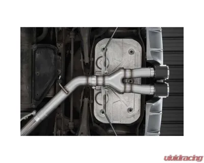 MBRP Pro Series 3" T304 Stainless Dual Split Center Rear Exit Catback Exhaust System w/ Carbon Fiber Tips Hyundai Veloster 2019-2021 - S47053CF