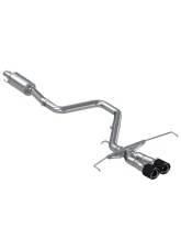 MBRP Pro Series 3" T304 Stainless Dual Split Center Rear Exit Catback Exhaust System w/ Carbon Fiber Tips Hyundai Veloster 2019-2021                                     - S47053CF - Image 5
