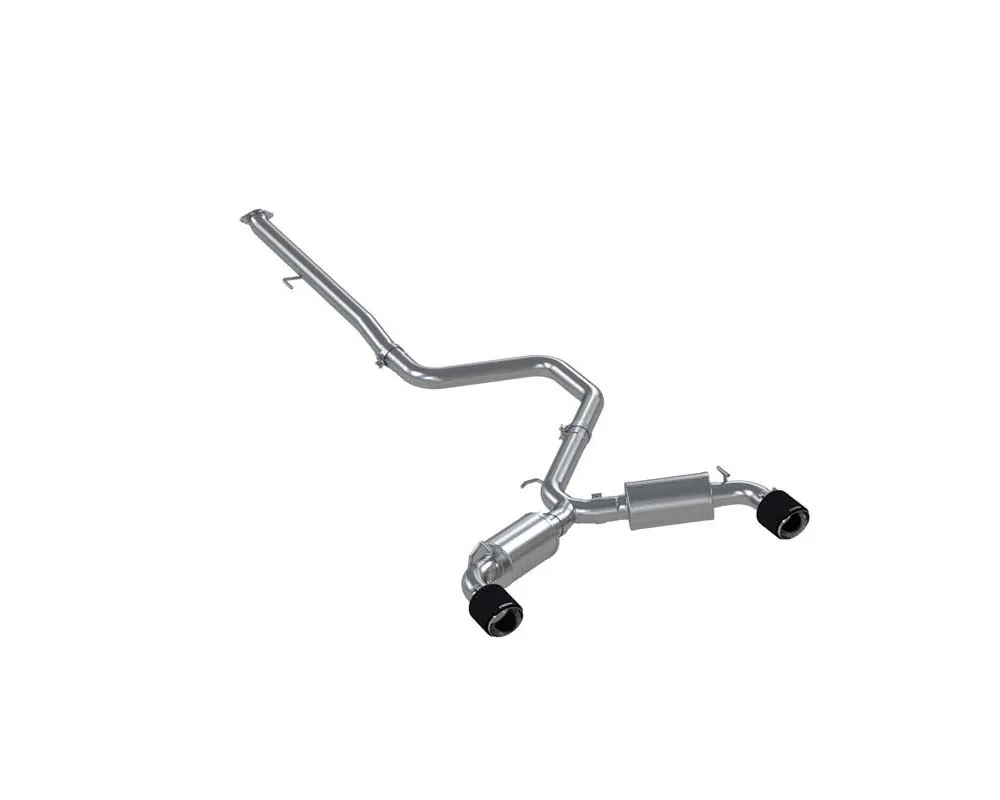 MBRP 3" Catback Dual Split Rear w/ Carbon Fiber Tips Hyundai Veloster N 2019-2022 - S47063CF