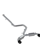 MBRP 3" Catback Dual Split Rear w/ Carbon Fiber Tips Hyundai Veloster N 2019-2022                                     - S47063CF - Image 4