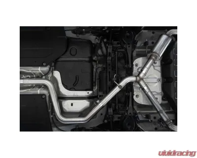 MBRP T304 5in OD CF Tips Dual Outlet 3in Cat Back Exhaust Hyundai Elantra N 2.0L Turbo 2022-2025 - S47103CF