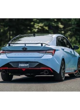 MBRP T304 5in OD CF Tips Dual Outlet 3in Cat Back Exhaust Hyundai Elantra N 2.0L Turbo 2022-2025                                     - S47103CF - Image 2