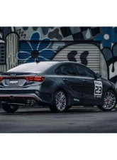 MBRP Armor Pro 2.5 Inch AxleBack Dual Split Rear w/ Quad Carbon Tips Kia Forte GT 1.6L Turbo 2022-2023                                     - S47113CF - Image 2