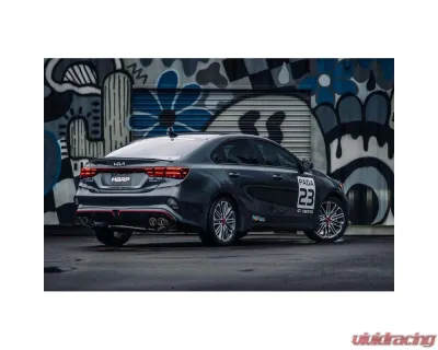 MBRP Armor Pro 2.5 Inch AxleBack Dual Split Rear w/ Quad Carbon Tips Kia Forte GT 1.6L Turbo 2022-2023 - S47113CF