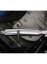 MBRP Aluminized 2.5" Steel Axle-Back Dual Split Rear w/ Quad Tips Kia Forte GT 1.6L Turbo Sedan 2022+                                     - S4711AL - Image 2