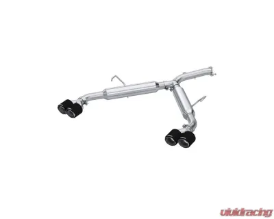 MBRP Armor Pro 2.5 Inch AxleBack Dual Split Rear w/ Quad Carbon Tips Kia Forte GT 1.6L Turbo 2022-2023 - S47113CF