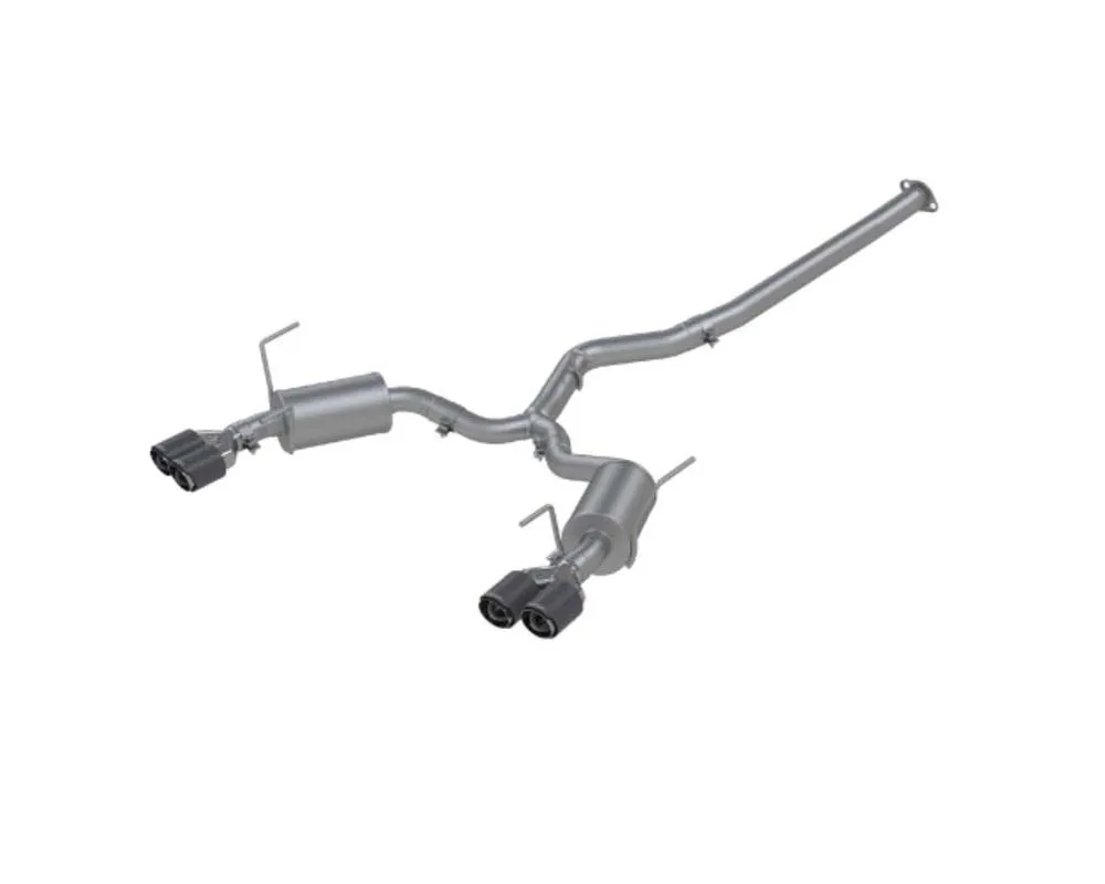 MBRP Pro Series Subaru 3" Catback Exhaust System Dual Split Rear-Quad Carbon Fiber Tips Subaru Impreza WRX 2011-2021 - S48003CF