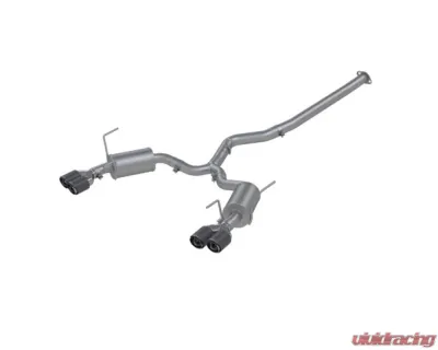 MBRP Pro Series Subaru 3" Catback Exhaust System Dual Split Rear-Quad Carbon Fiber Tips Subaru Impreza WRX 2011-2021 - S48003CF