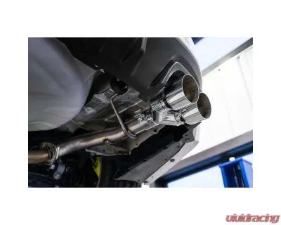 MBRP 2.5" Axle Back Dual Split Rear-Quad Carbon Fiber Tips Subaru Impreza WRX Pro Series 2011-2021 - S48013CF