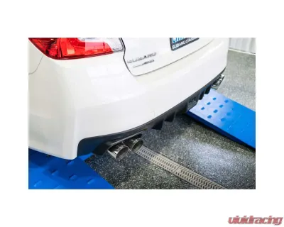 MBRP 2.5" Axle Back Dual Split Rear-Quad Carbon Fiber Tips Subaru Impreza WRX Pro Series 2011-2021 - S48013CF