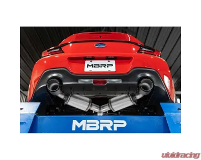 MBRP 3" Dual Split Rear Catback w/ Burnt End Tips Subaru BRZ | Toyota GT86 2013-2025 - S48043BE