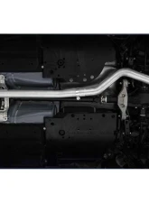 MBRP 3" Catback Dual Split Rear Quad CF Tips Street Profile Subaru WRX 2022-2024                                     - S48073CF - Image 4