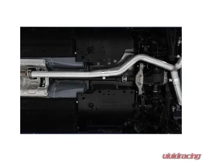 MBRP 3" Catback Dual Split Rear Quad CF Tips Street Profile Subaru WRX 2022-2024 - S48073CF