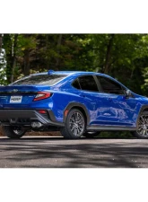 MBRP 3" Catback Dual Split Rear Quad CF Tips Street Profile Subaru WRX 2022-2024                                     - S48073CF - Image 2