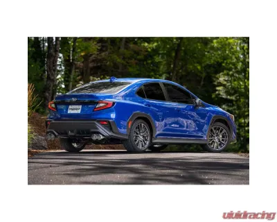 MBRP 3" Catback Dual Split Rear Quad CF Tips Street Profile Subaru WRX 2022-2024 - S48073CF