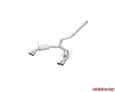 MBRP 3" Catback Dual Split Rear Quad Tips Street Profile Subaru WRX 2022-2024 - S4807304