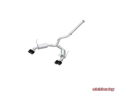 MBRP 3" Catback Dual Split Rear Quad CF Tips Street Profile Subaru WRX 2022-2024 - S48073CF