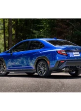 MBRP 3" Catback Dual Split Rear Quad CF Tips Race Profile Subaru WRX 2022-2024                                     - S48083CF - Image 2