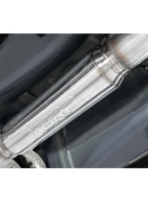 MBRP 3" Catback Dual Split Rear Quad CF Tips Race Profile Subaru WRX 2022-2024                                     - S48083CF - Image 3