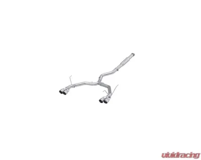 MBRP 3" Catback Dual Split Rear Quad Tips Race Profile Subaru WRX 2022-2024 - S4808304