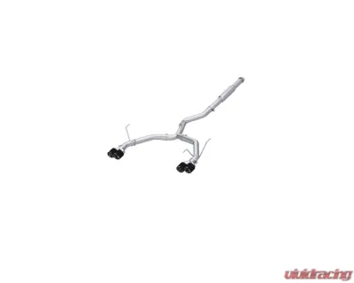 MBRP 3" Catback Dual Split Rear Quad CF Tips Race Profile Subaru WRX 2022-2024 - S48083CF