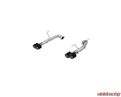 MBRP 2.5" Axleback Dual Split Rear Quad CF Tips Race Profile Subaru WRX 2022-2024 - S48103CF