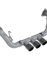 MBRP Pro Series 2.5" T304 Stainless Triple Rear Exit Catback Exhaust System Acura NSX 2017-2022                                     - S49003CF - Image 4