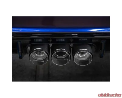 MBRP 3" T304 Stainless Steel Cat-Back Triple Center Outlet w/ Carbon Fiber Tips Honda Civic Type R, 2.0L 2023+ - S49023CF