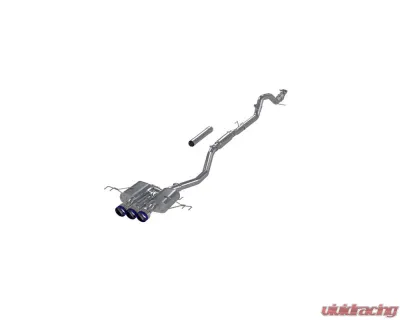 MBRP 3" T304 Stainless Steel Cat-Back Triple Center Outlet w/ Burnt End Tips Honda Civic Type R 2.0L 2023+ - S49023BE