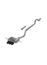 MBRP 3" T304 Stainless Steel Cat-Back Triple Center Outlet w/ Carbon Fiber Tips Honda Civic Type R, 2.0L 2023+                                     - S49023CF - Image 6