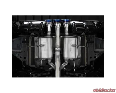 MBRP 3" T304 Stainless Cat-Back Triple Center Outlet w/ Burnt End Tips Acura Integra Type-S 2.0L 2023-2025 - S49043BE