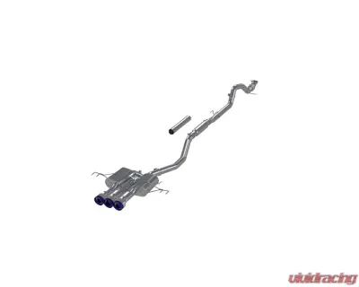 MBRP 3" T304 Stainless Cat-Back Triple Center Outlet w/ Burnt End Tips Acura Integra Type-S 2.0L 2023-2025 - S49043BE