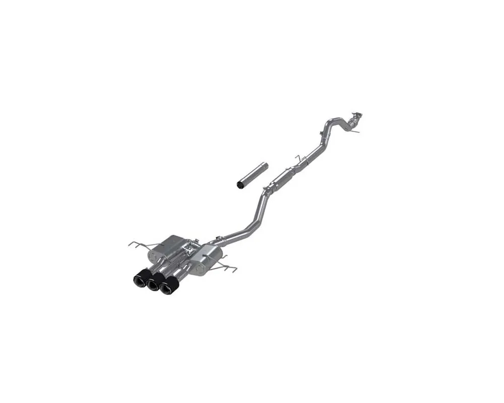 MBRP T304 Stainless 3" Cat-Back Triple Center Outlet w/ Carbon Fiber Tips Acura Integra Type-S 2.0L 2023-2025 - S49043CF