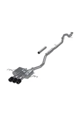 MBRP T304 Stainless 3" Cat-Back Triple Center Outlet w/ Carbon Fiber Tips Acura Integra Type-S 2.0L 2023-2025                                     - S49043CF - Image 4