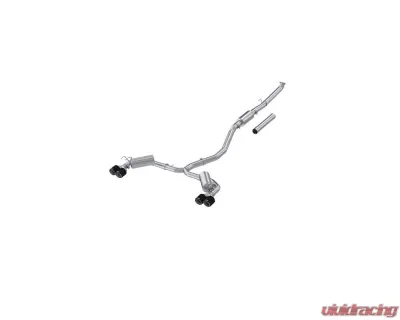 MBRP Exhaust MBRP 3 inch Cat-Back, 2.5 inch Dual Split Rear Exhaust, T304 with CF Tips Sport Touring  2022-2024 1.5L 4-Cyl Honda Civic, Sport Touring 1.5L Turbo, Hatchback 2022-2024 - S49063CF