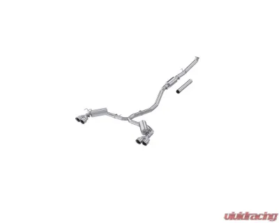 MBRP Exhaust MBRP 3 inch Cat-Back, 2.5 inch Dual Split Rear Exhaust, AL with Tips Sport Touring  2022-2024 1.5L 4-Cyl Honda Civic, Sport Touring 1.5L Turbo, Hatchback 2022-2024 - S4906AL