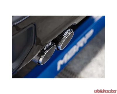 MBRP 3.0" Catback 2.5" Dual Split Rear Quad Carbon Fiber Tips Chevrolet Silverado 1500 | GMC Sierra 5.3L 2019-2025 - S50043CF
