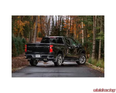 MBRP 3.0" Catback 2.5" Dual Split Rear Quad Carbon Fiber Tips Chevrolet Silverado 1500 | GMC Sierra 6.2L 2019-2025 - S50053CF