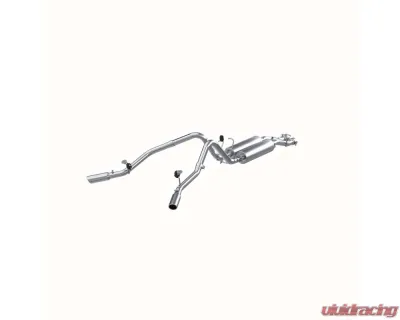 MBRP Aluminized Steel 2.5" Catback Dual Split Side Chevrolet | GMC 2500 HD 6.0L CC-SB 2001-2006 - S5012AL