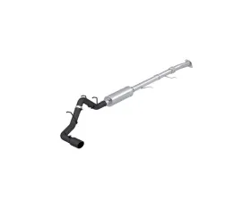 MBRP Armor BLK Black Aluminized Steel 3 Inch Catback Single Side Exit Chevrolet Colorado | GMC Canyon 2023+