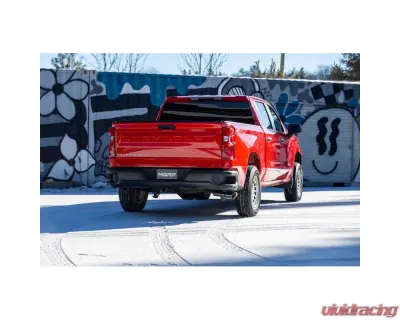 MBRP Armor Pro Stainless Steel 3 Inch Catback w/ Single Side 4 Inch Dual Wall Tip GM 1500 Silverado | Sierra 2.7L 2019-2024 - S5019304