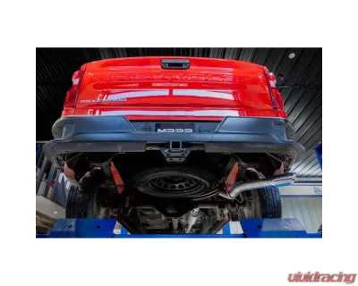 MBRP Armor Pro Stainless Steel 3 Inch Catback w/ Single Side 4 Inch Dual Wall Tip GM 1500 Silverado | Sierra 2.7L 2019-2024 - S5019304