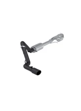 MBRP Armor BLK Black Coated Aluminized Steel 3 Inch Catback Single Side 4 Inch Black Tip GM 1500 Silverado | Sierra 2.7L 2019+                                     - S5019BLK - Image 4