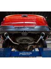 MBRP 3" T304 Stainless Steel Cat-Back 2.5" Dual Split Rear Exit Chevrolet Silverado 1500 2.7L 2019+                                     - S5021304 - Image 4